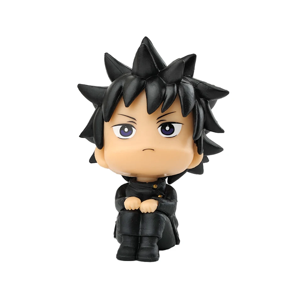 Julongsu kaisen anime figuras gojo satoru figura fushiguro megumi itadori yuji kugisaki nobara olhar up bonecas brinquedos kawaii