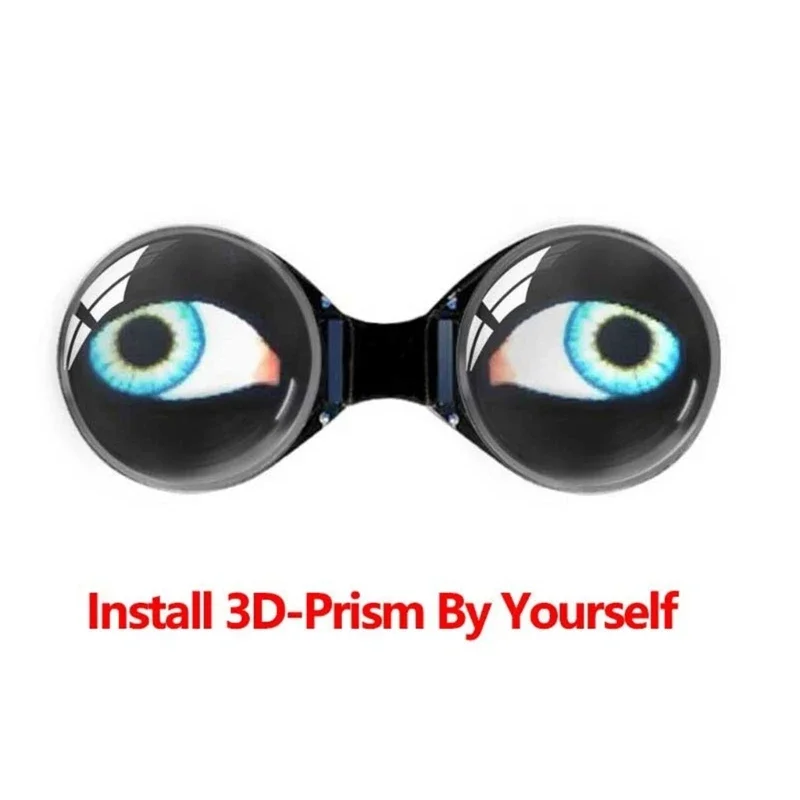 Double Eye 0.71 인치 라운드 LCD 디스플레이 스크린 웨어러블 전자 제품 IPS 기술을 갖춘 이중 전자 눈