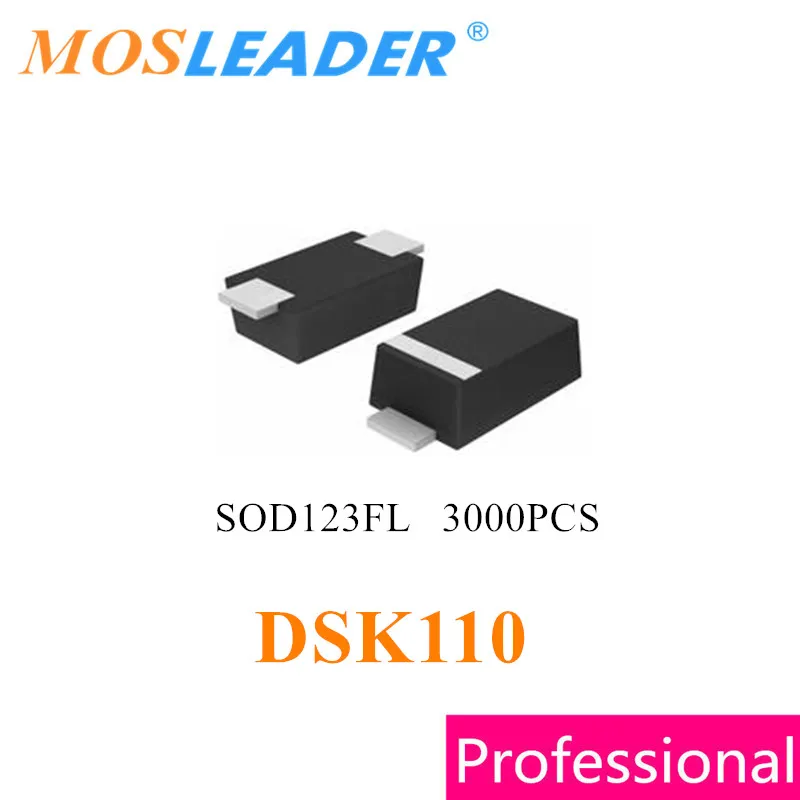 

Mosleader DSK110 SOD123FL 3000PCS 1206 SOD123 1A 100V Schottky Rectifiers Diodes Made in China High quality