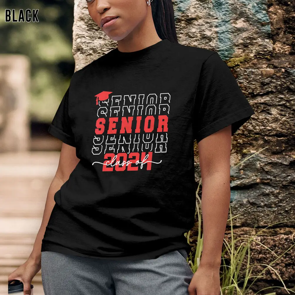 Senior Class of 2024 Tee Gift, Graduation 2024 T-Shirt, Senior 2024 Graduation