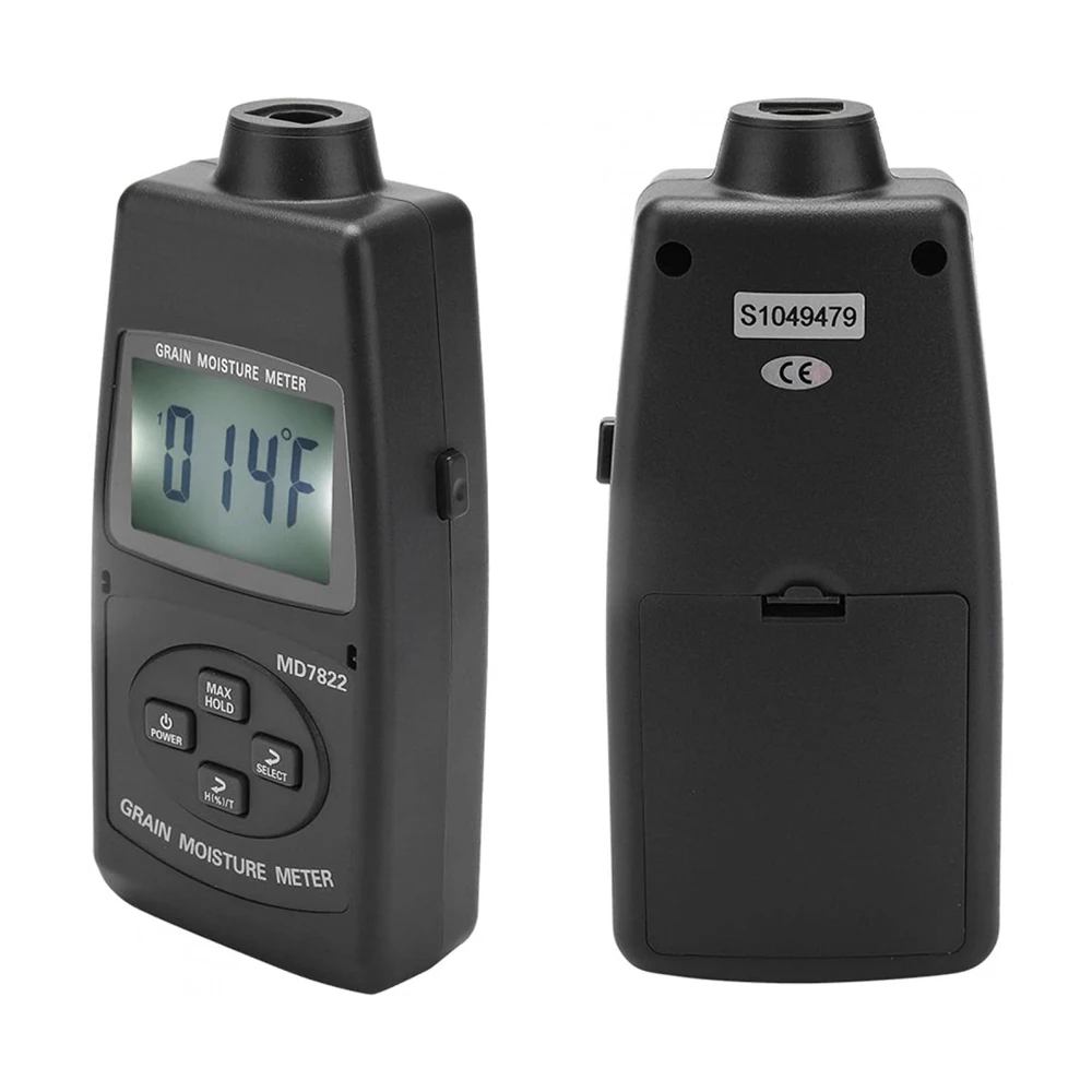 Sanpometer MD7822 Digital Grain Moisture Meter Harvest Precision Tester with 2 PINS