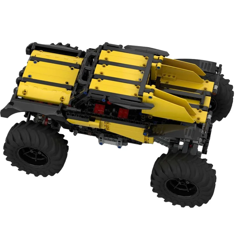 977 PCS 건설 차량 Buwizz 스피드 크롤러 4x4 2단 기어박스 MOC 맞춤형 모듈식 DIY 소년 축제 장난감 선물