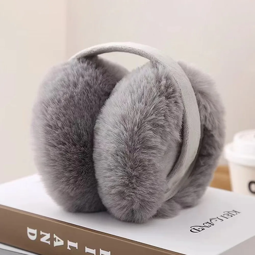 الكرتون طوي الدفء سماعات الأذن أرنب الشعر مكافحة الباردة الدافئة الأذن وسائد قابل للتعديل إيرفلاب الذكور الإناث #1