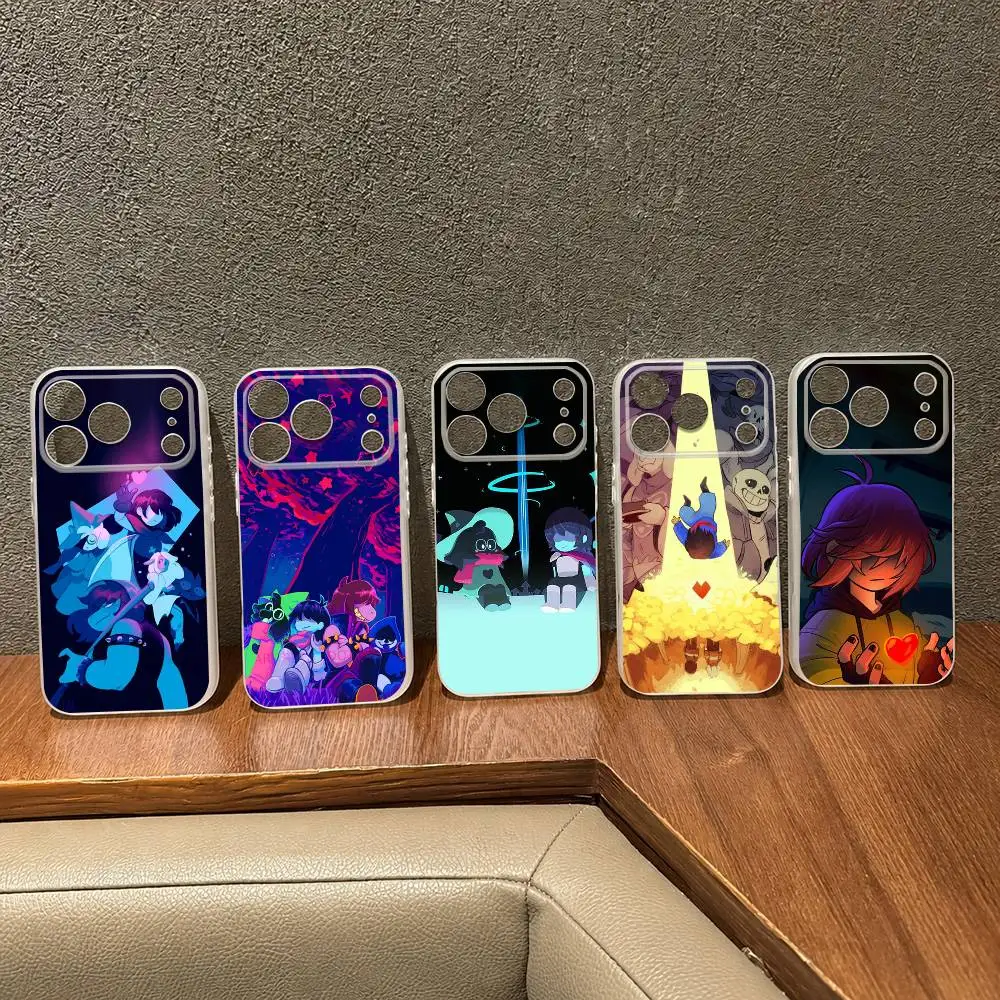 D-Deltarune  For Magsafe Wireless Charging Case for iPhone 17 16 14 15 Plus 13 12 Pro Max Air 11 TPU Soft Cover