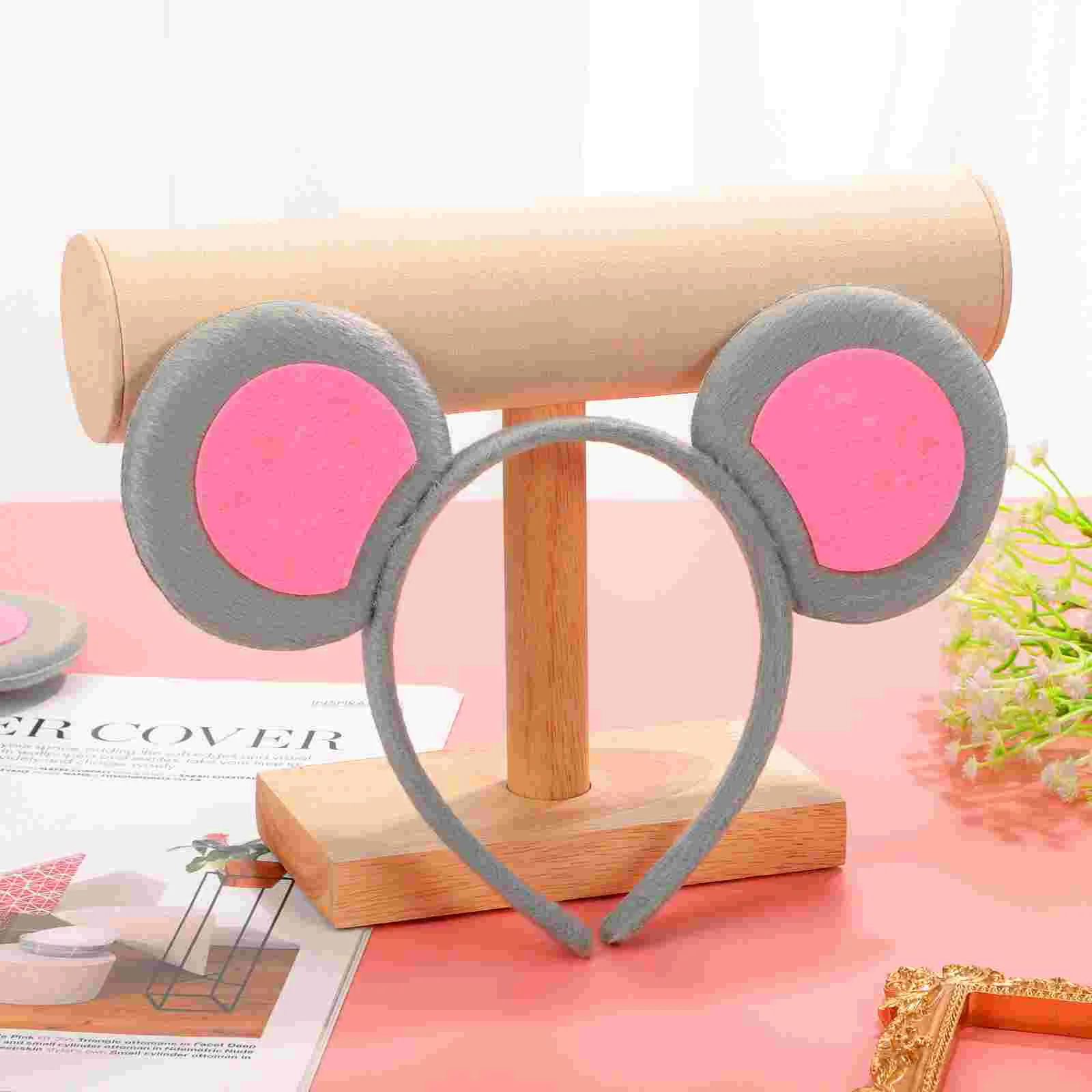 Cute Mouse Ears Hairband Animal Headband Girl Accessories Earphone for Child Cartoon