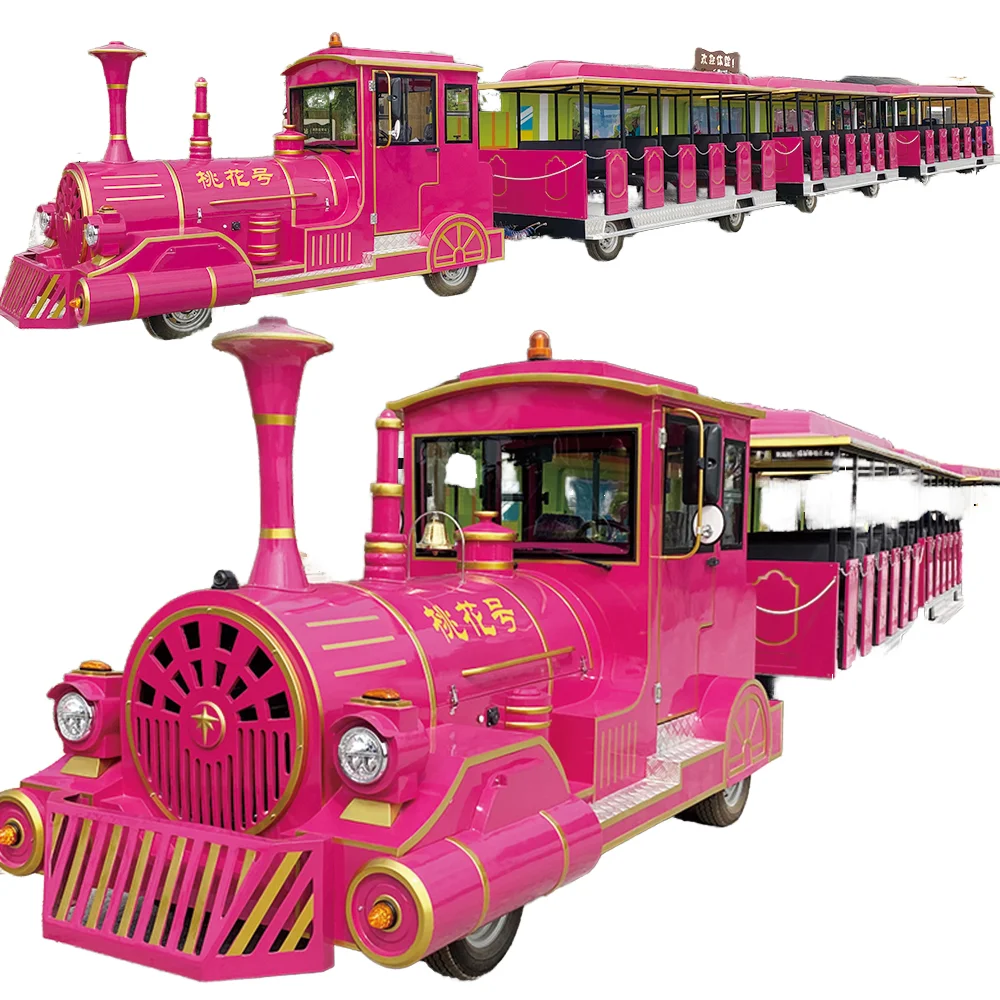 

Family-Friendly Resort Tourist Train 72seats Amusements Park Rides Electric Tourist Trainpromote sales
