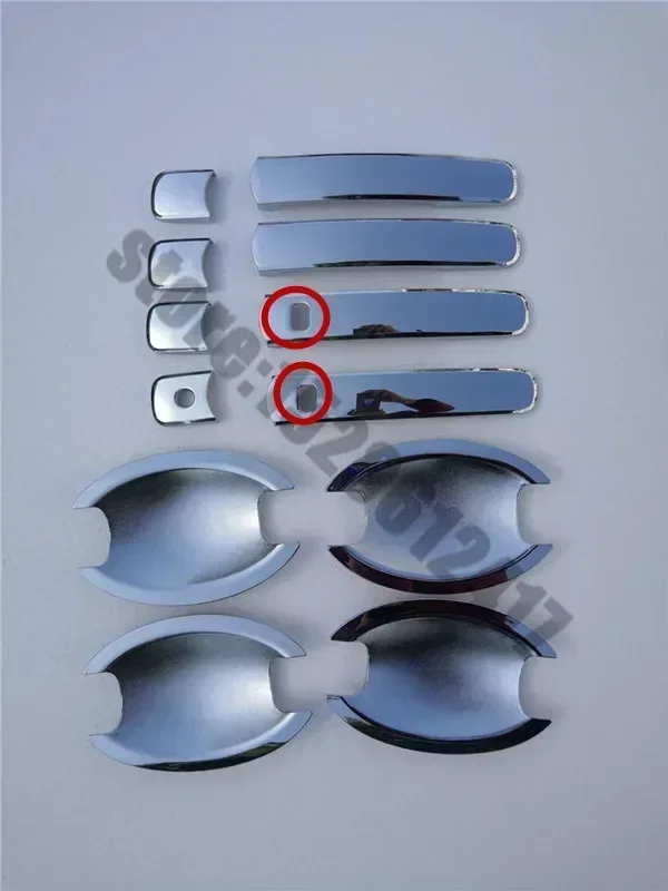 Glossy Black Chrome Side Door Handle Cover Trim for NISSAN X-Trail T31 2008 2009 2010 2011 2012 2013 Car Accessories