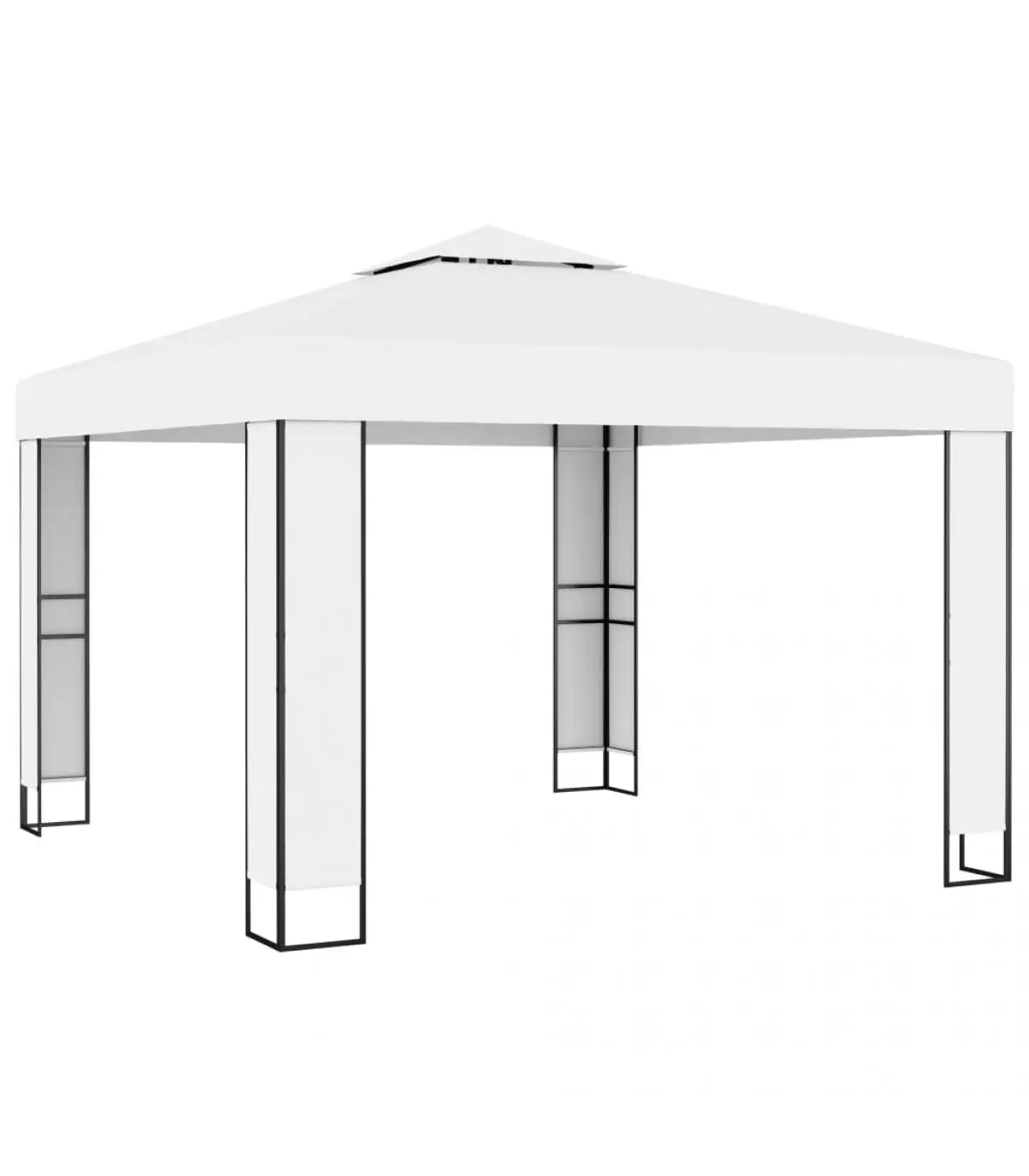 3x3 m white double roof gazebo tents