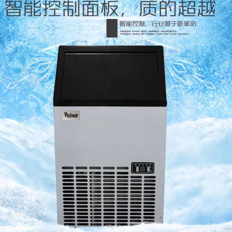 

Коммерческий кубический льдогенератор, отдельно стоящий ЖК-дисплей с сенсорным экраном, морозильная камера для жидкости, льдогенератор