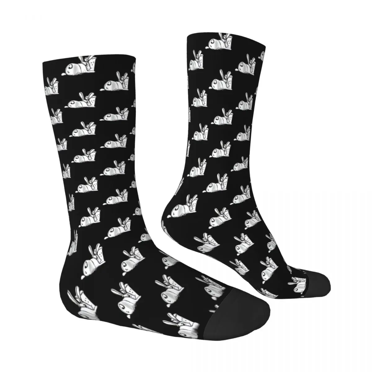 Bunny Coffee Rabbit Socks Male Mens Women Spring Stockings Harajuku