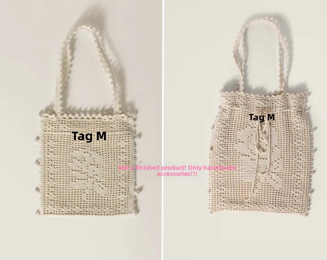 bolsa-de-ombro-artesanal-em-la-com-padrao-de-rosas-em-cor-pura-e-letra-m-material-diy-para-trico-acessorio-de-bolsa-com-cor