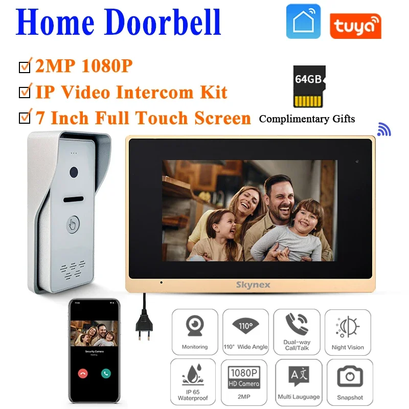 

2 Wire Street Panel Outdoor WIFI TUYA Unit Touch Panel Touch Unite If Add Poe No Limited For Indoor Monitor And Outdoor