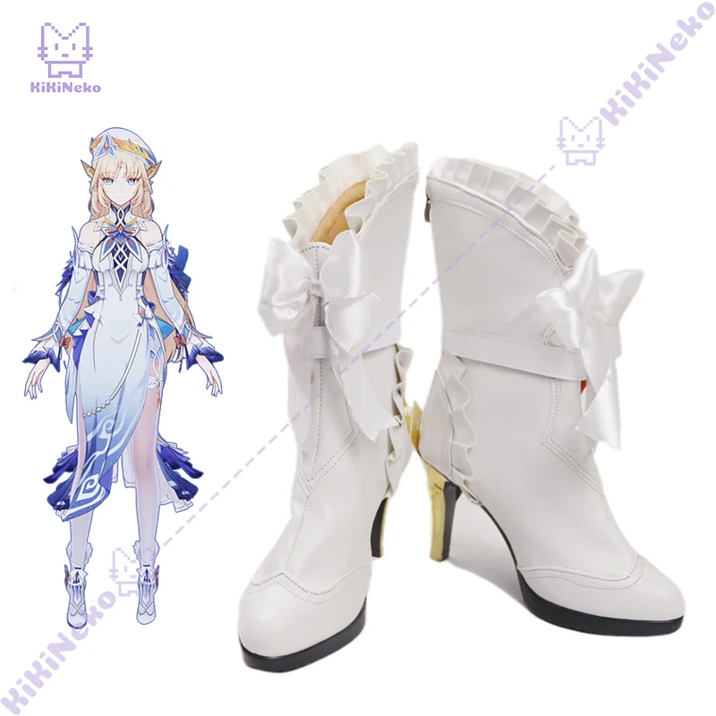 Game Genshin Impact Nicole Reeyn Cosplay Shoes Nicole Reeyn Cosplay Shoes Boots For Hallowmas Party Carnival Adult Women Men