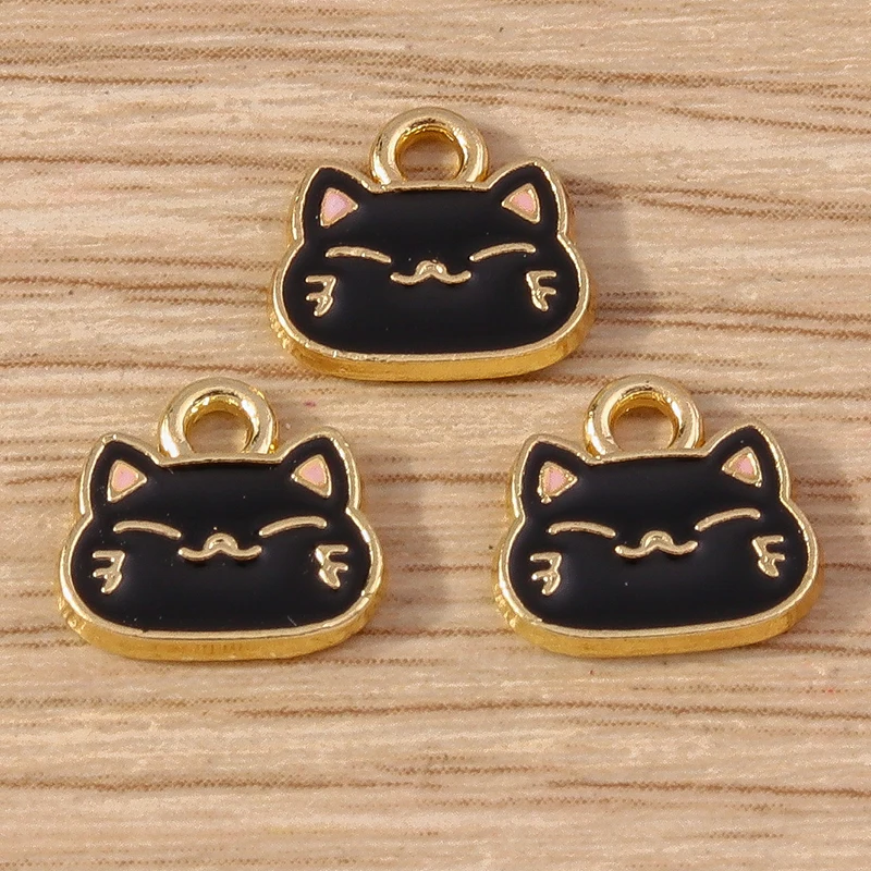 Tusember 10 Stück Mix Cartoon Welpen-, Hunde-, Katzenpfoten-Anhänger Tieranhänger für Halsketten, Ohrringe, DIY-Armbänder, Schmuckzubehör – Detail 21