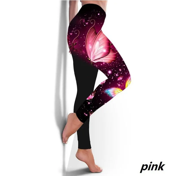 New ButterflySport Leggings Women 3D Printing Tights Yoga Pants Gym Leggin Ladies Seamless Leggins for Female LeginsySexy Legins