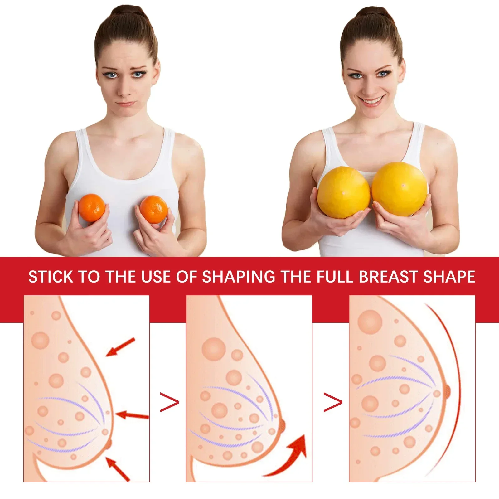 Breast Enlargement Cream Improve Breast Sagging Rapid Growth Bigger Lifting Firming Bust Enhancer Chest Massage Sexy for Women