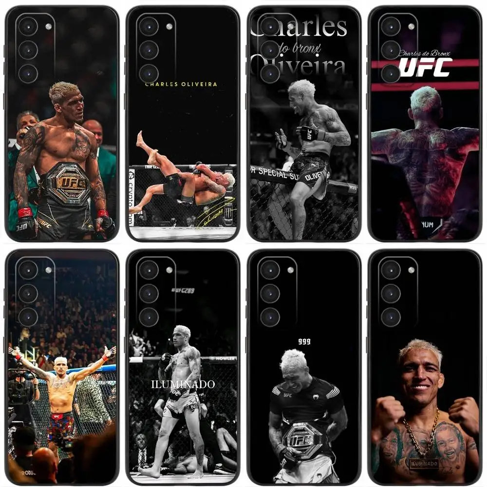 

U-Ufc Charles Oliveira Phone Case For Samsung Galaxy A20,21s,22,31,32,52,53,72,73,80,91 Soft Liquid Silicone Black Cover