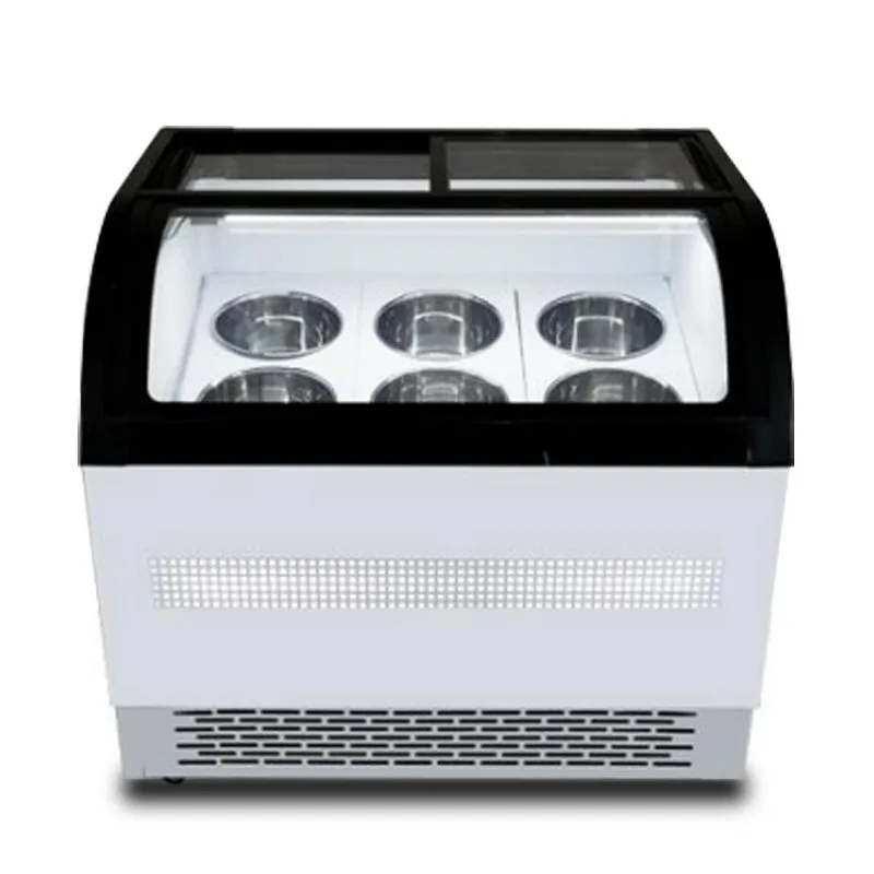 

Spot Wholesale Single Temperature Direct Cold Frozen Mini Ice Cream Display Cabinet