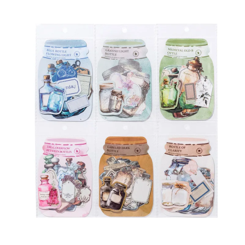 

24 компл./1 лот Kawaii наклейка для скрапбукинга бутылка история принадлежности для скрапбукинга планировщик декоративные канцелярские наклейки