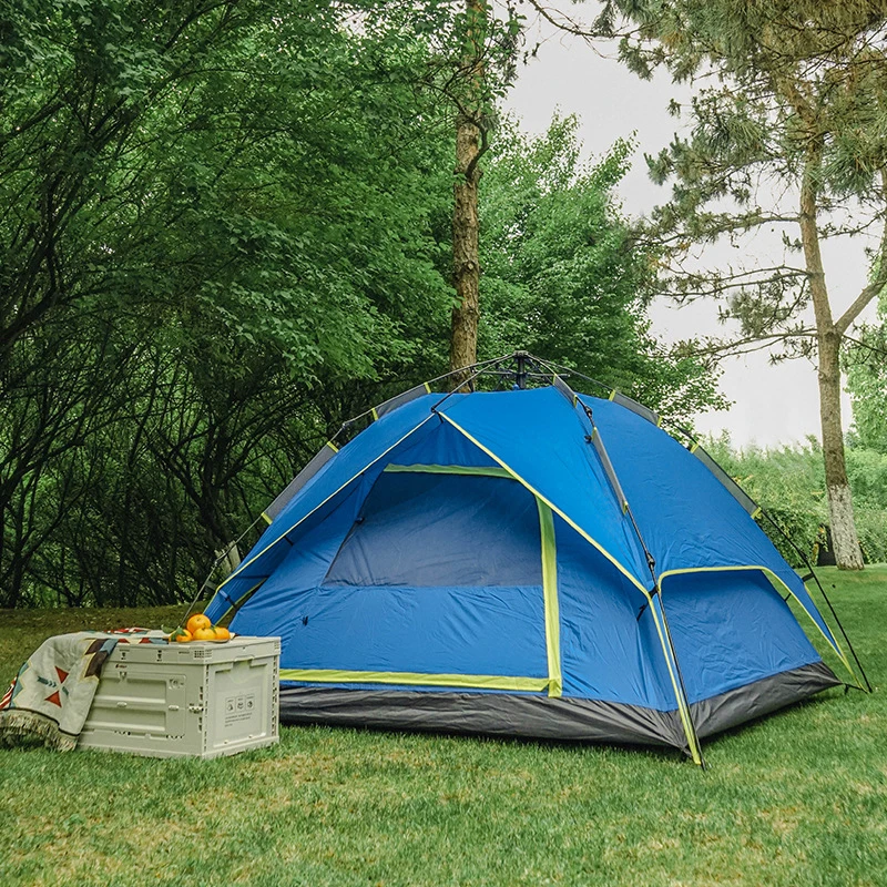 

Hot Sell Outdoor 2-3 Person Waterproof and Moisture-proof Double Layers Outdoor Camping Tent
