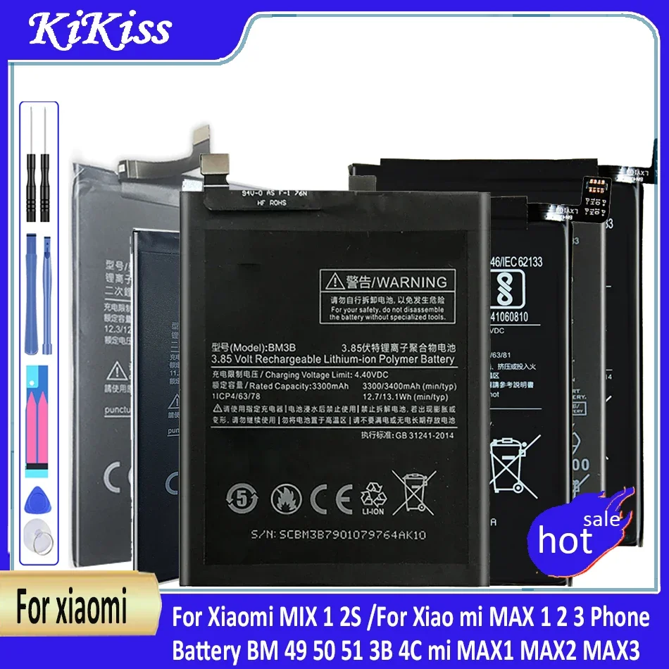 BM4C BM3B BM49 BM50 BM51 Battery For Xiaomi MIX 1 2S /MAX 1 2 3