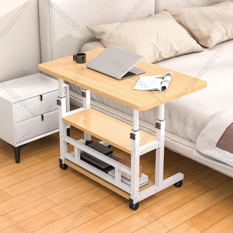 

Bedside Removable dormitory small Simple computer table Bedroom desk Household lazy lifting table