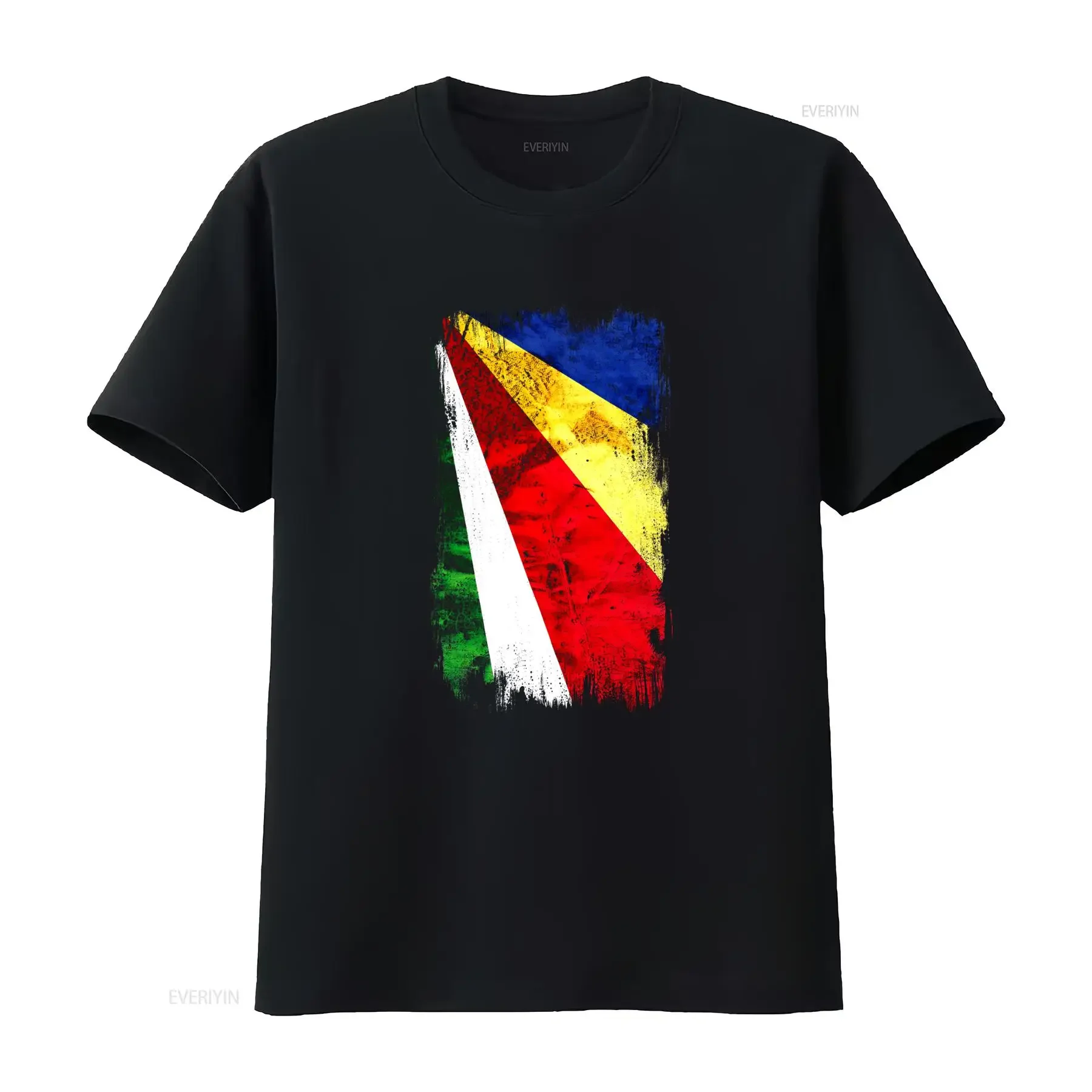 SEYCHELLES GRUNGE FLAG MENS T SHIRT TEE TOP SESEL SEYCHELLOIS GIFT VIBRANT DISTRESSED DESIGN FOR PATRIOTIC STYLE vintage