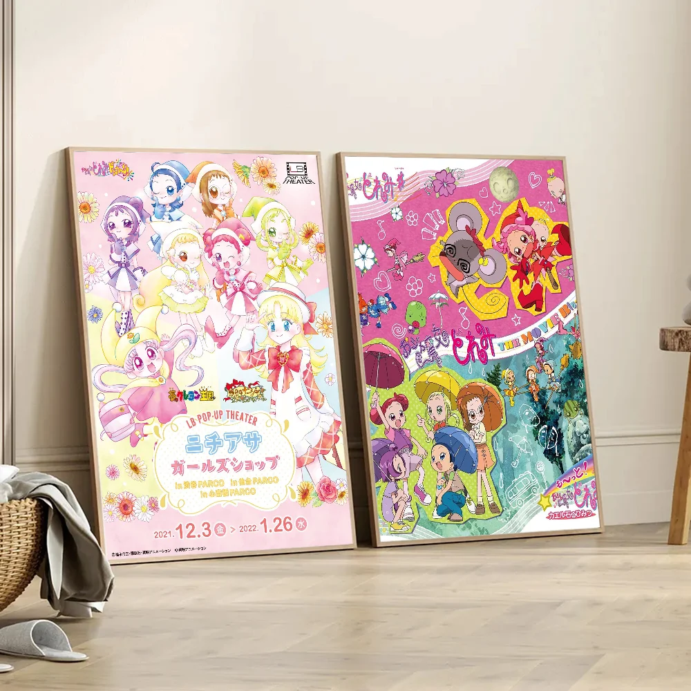 ملصق لاصق سحري أنيمي من DoReMi ، مطبوعات ورق أبيض ، عمل فني شمالي ، ديكور منزلي ، ذاتي الصنع #4