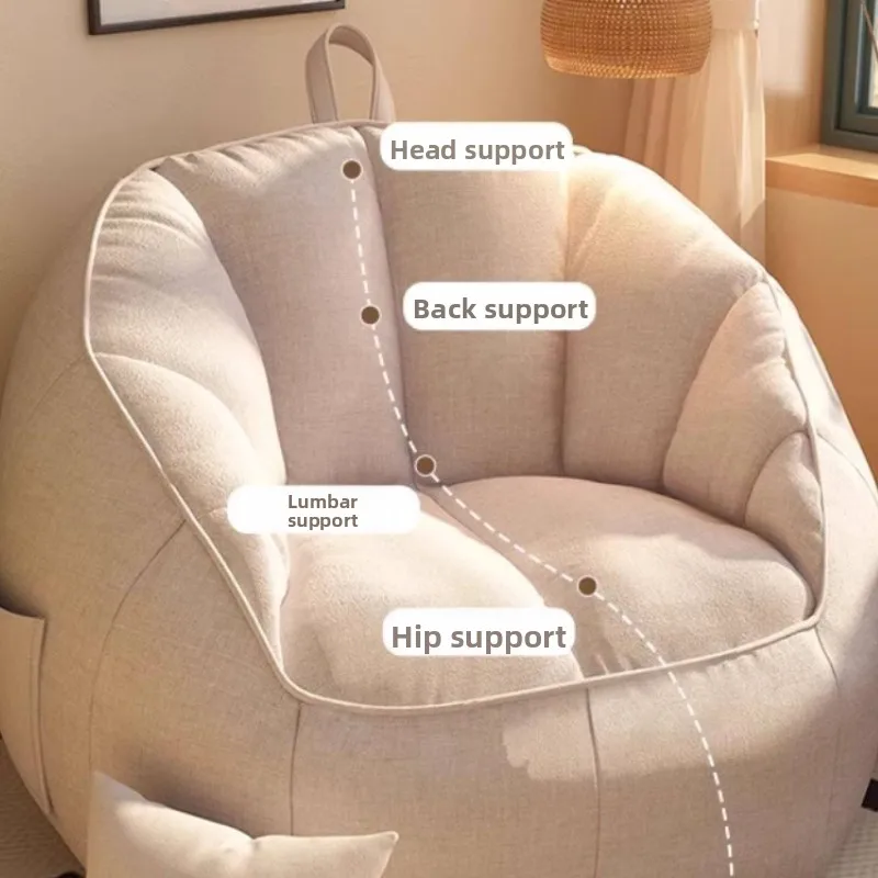 Sofá puf para sala de estar, sofá de espuma reclinable tipo tatami para dormitorio, sofá cama individual para balcón, muebles para el hogar