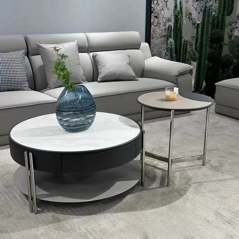 أزياء، بساطة، رذاذ ملون فائق الصغر، ستانلس ستيل، خشب متين، طلاء، طاولة قهوة