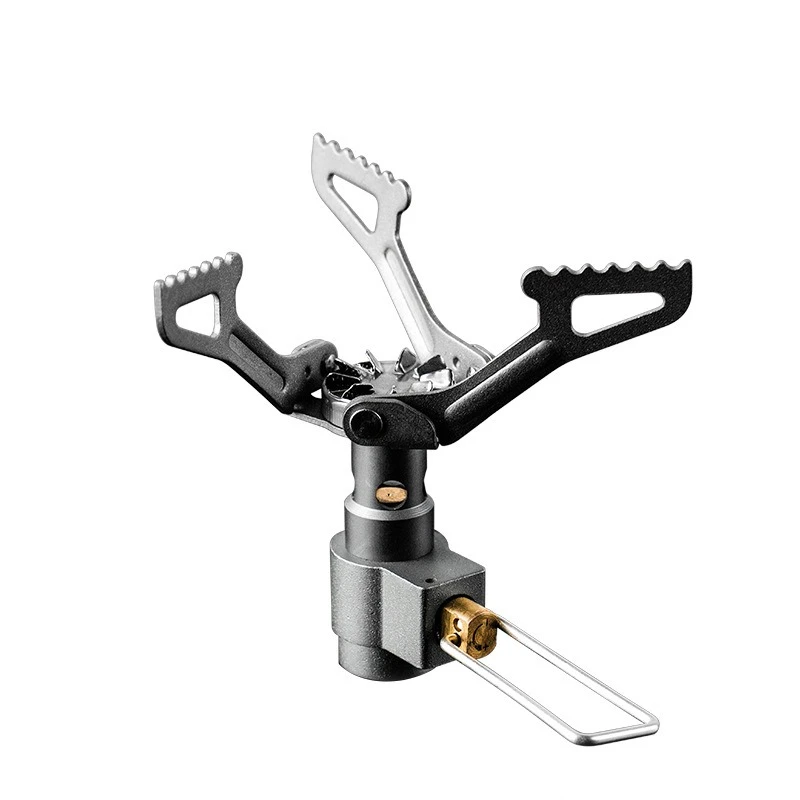 

Outdoor camping mini stove head portable ultra light titanium alloy gas stove picnic stove