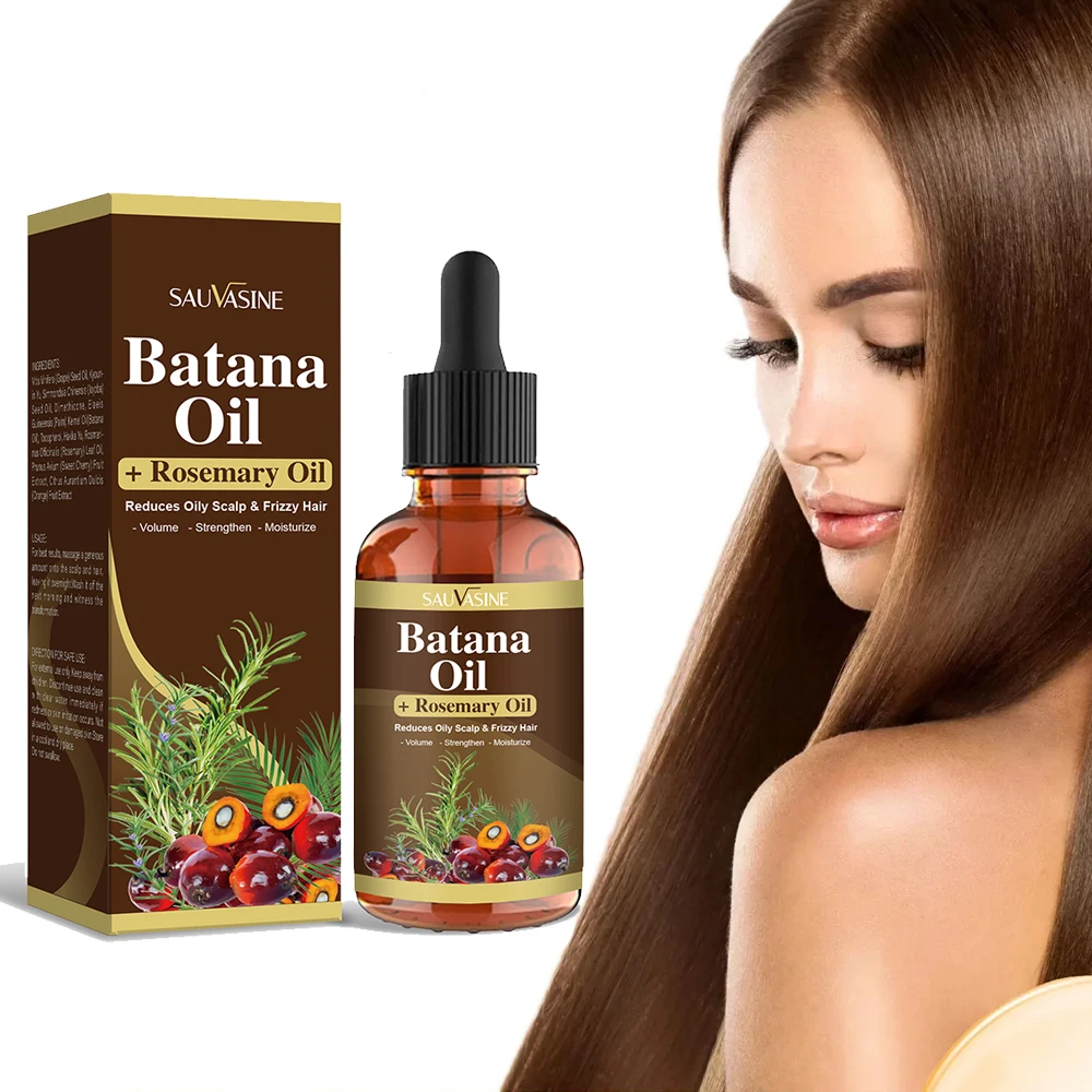 Aceite de Batana con romero para el crecimiento del cabello, nutre el cuero cabelludo, desintoxicación para un cabello fuerte y saludable, orgánico para reducir la caída del cabello, su cuero cabelludo