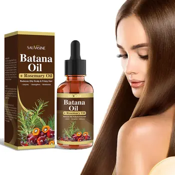 Batanový olej s rozmarýnem pro růst vlasů, výživu pokožky hlavy, detoxikaci pro silné a zdravé vlasy, bio odstraňuje vypadávání vlasů a snižuje vypadávání vlasů. 10 nejlepší prodej genoxidil - №10