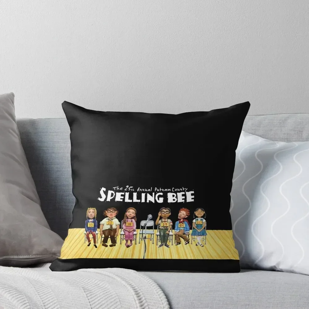 

The 25th Annual Putnam County Spelling Bee Throw Pillow Christmas Covers Plaid Sofa pillow