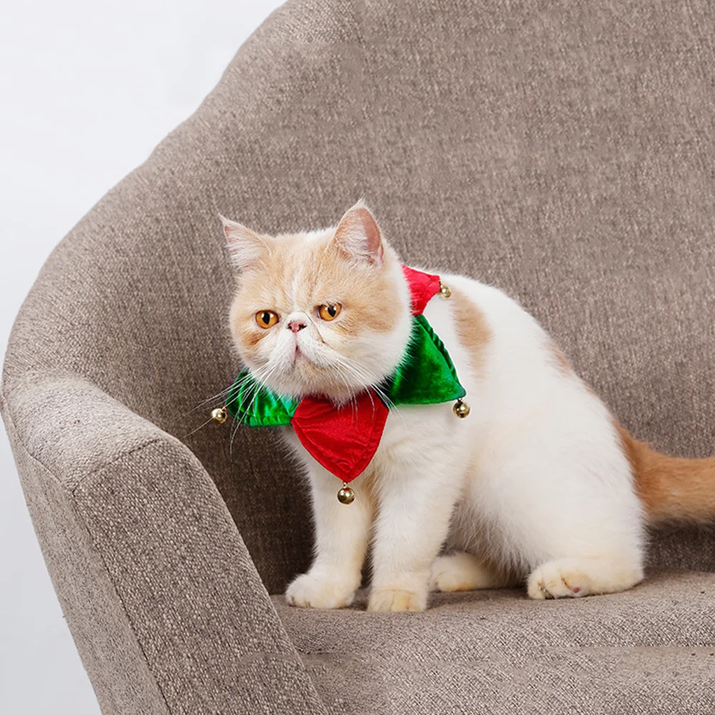 

Handkerchief Pet Scarf Christmas Costumes Puppy Accessories for Cats Triangle Neck
