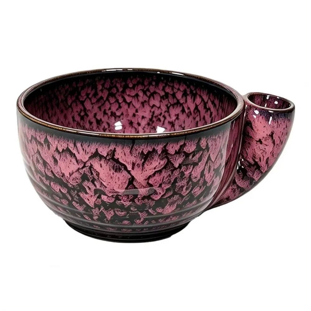 Auto Swirl Ceramic Swirling Berry Bowl Drain Holes Vintage Vegetable Colander Self Rinsing 360 Degree Rotating Berry Rinse Basin