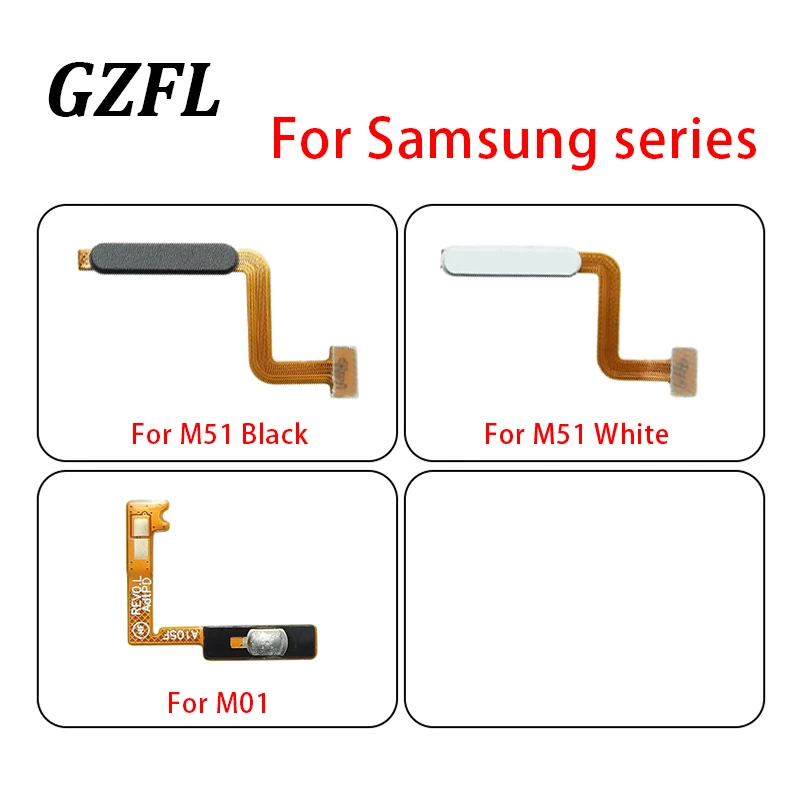 Power Button Flex Cable for Samsung Galaxy M51 M01, On Off, Side Keys, Switch Button, Black, White