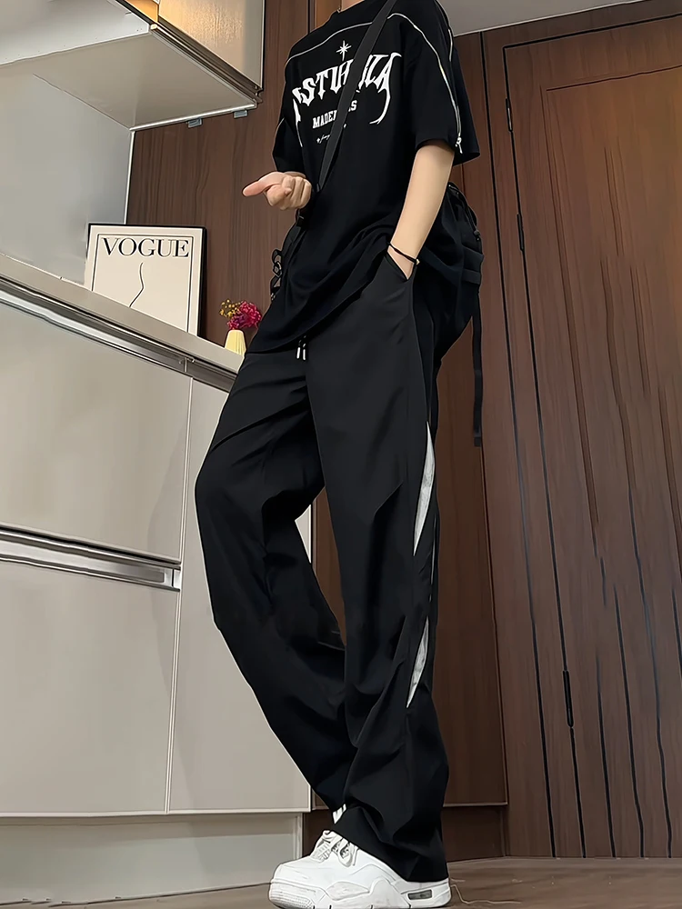 

Брюки-карго American Sle Qui Dry, мужские летние лоскутные брюки Side Me, дышащие брюки для десантника High Street