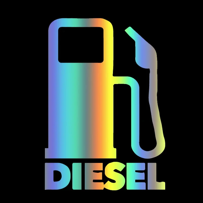 Car Stickers  DIESEL ONLY DIESEL Fuel  Motorcycle Decorative Accessories Creative Waterproof and Sunscreen Vinyl Decal,14CM*10CM