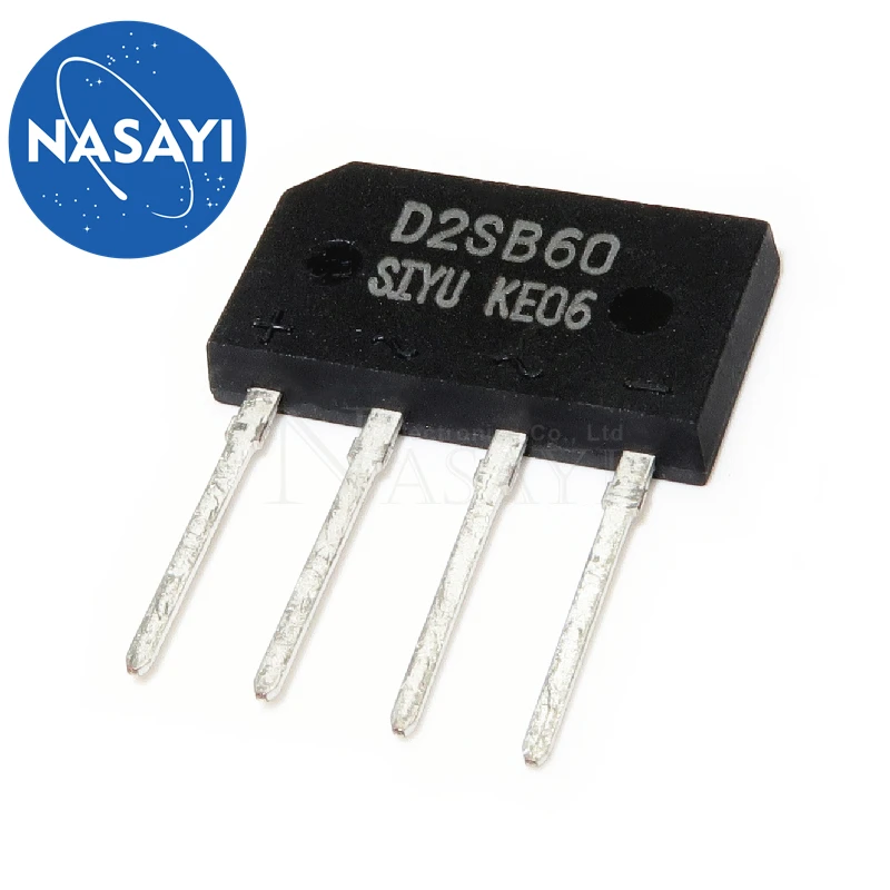 

10pcs/lot D2SB60 ZIP-4 D2SBA60 ZIP D2SB 60 In Stock