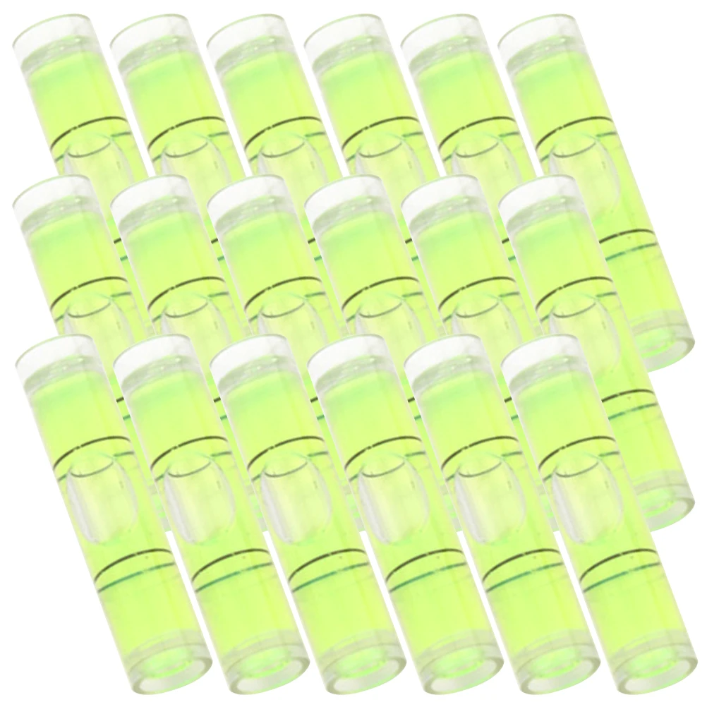 100 Pcs High Precision Bubble Ruler Spirit Level Tool Small Horizontal Measuring Instruments for Brick Lining Floor