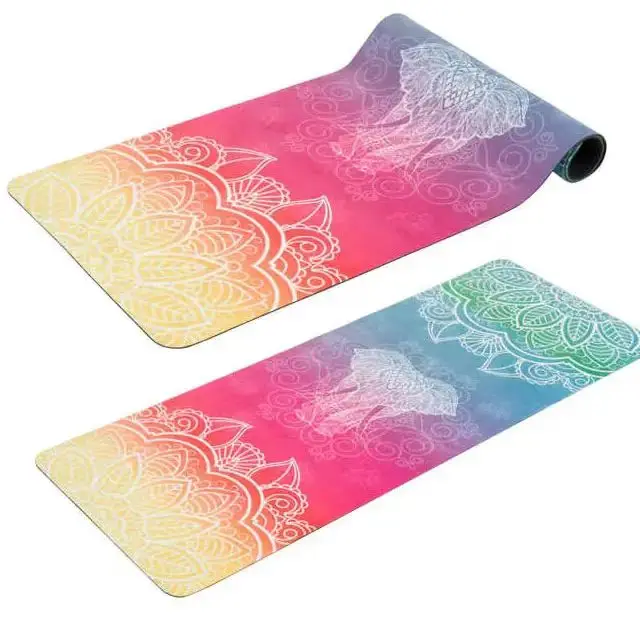 

Custom Solid Color PU Leather Pilates Mat New Design Eco-Friendly Home Fitness Exercise Sport Yoga Mat