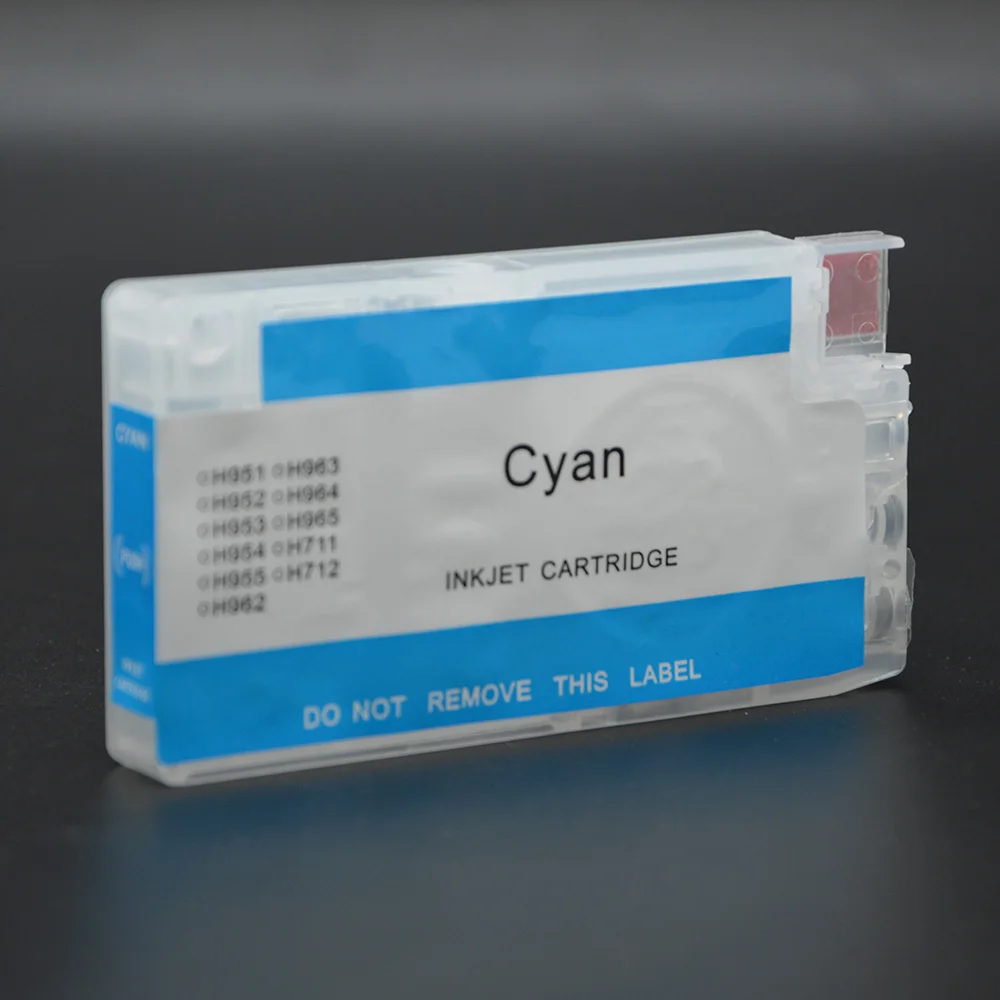 4Color/Set HP712 HP712XL Refill Ink Cartridge with Chip for HP Designjet T210 T230 T250 T630 T650 Printers