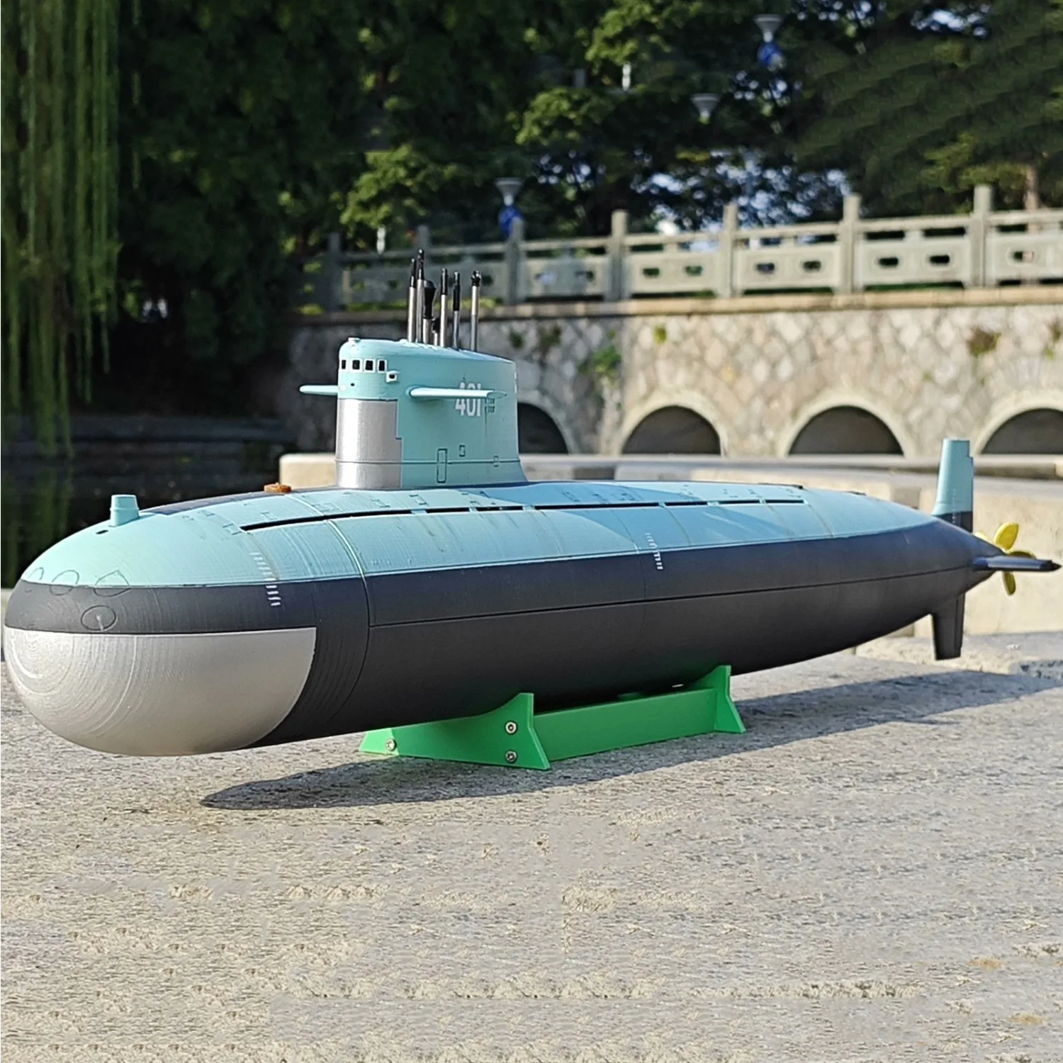 1/144 RC قارب 70 سنتيمتر محاكاة 091 نوع التحكم عن بعد الغواصة ثلاثية الأبعاد مجزأة الطباعة RC السفن نموذج RTR الكبار السفينة لعبة هدية