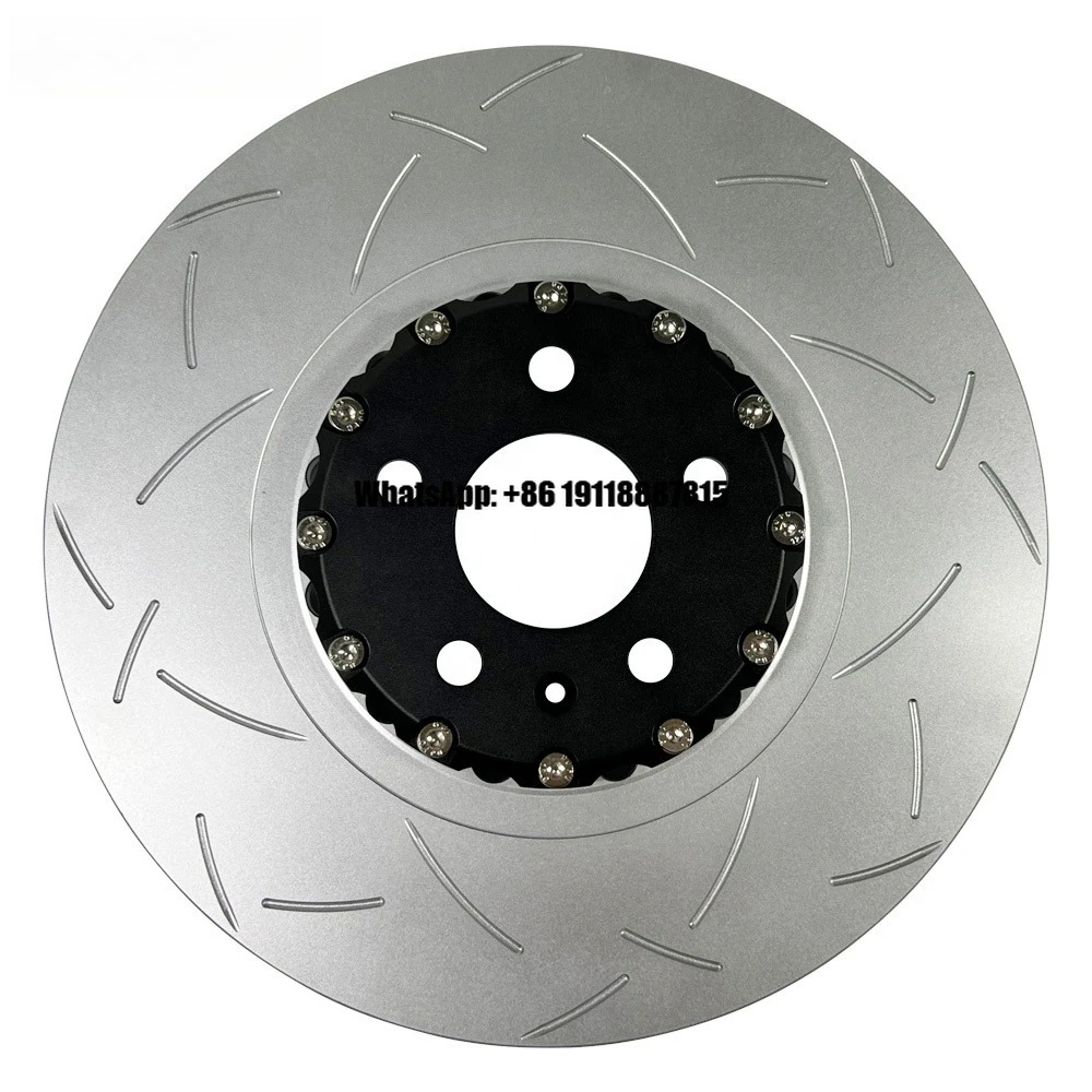 

Racing Auto Front Brake Discs Aluminum 6061+G3500 2 Piece Floating Brake Disc for Audi A6 A7 A8 A6L