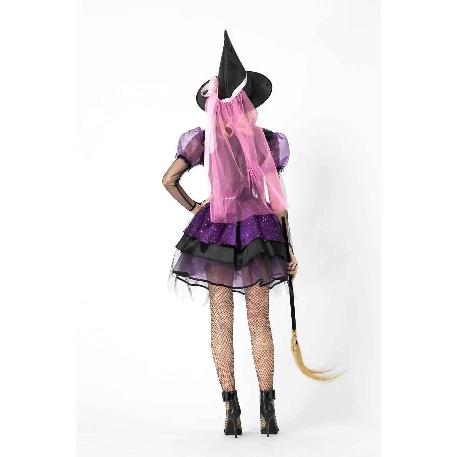 أزياء الهالوين الساحرة الاسمية لعبة لعب الأدوار أوروم الزي حفلة تنكرية الكرة تأثيري المرحلة زي المرأة Faion
