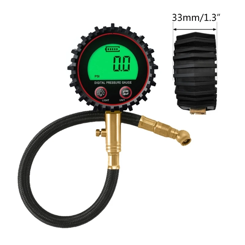 Vehicle Tyre Air Pressure Gauge Inflation Monitoring Manometer Barometers Tester