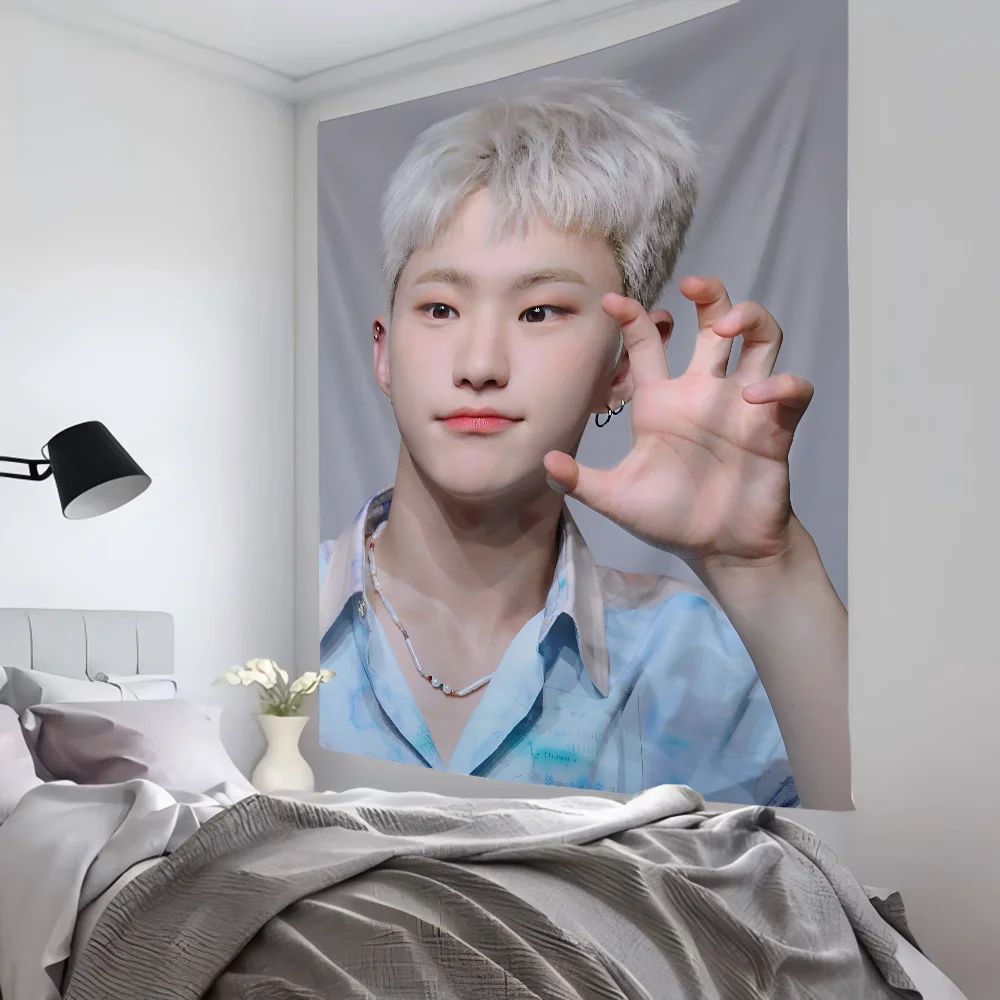 Tapiz Hoshi para decoración de habitación, tela de pared, fondo colgante para fiesta, decoración para habitación de bebé, 1 ud.