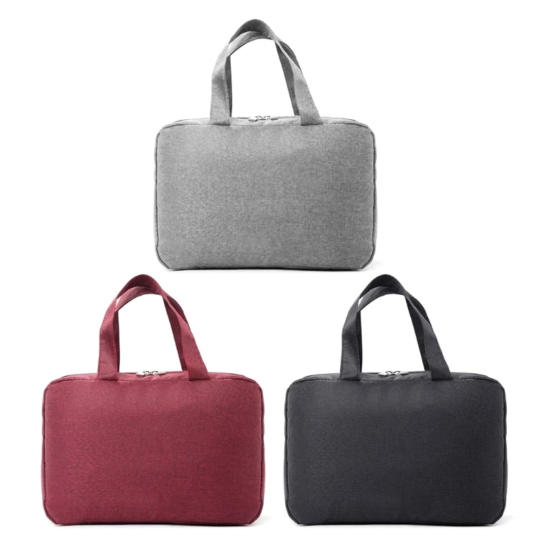 

Элегантная сумка для туалетных принадлежностей для женщин для женщин, висящих организатор макияжа, водонепроницаемый мешок для