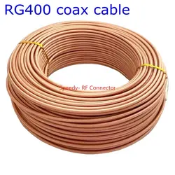 RG400 RG-400 Double Shielded RFCoaxial Cable Wire Adapter Connector RG400 Cable 50 Ohm High Quality